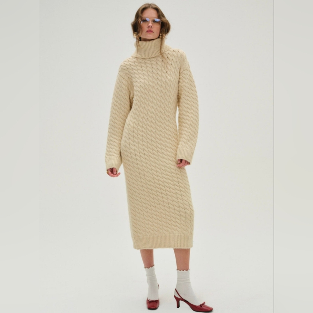 For Love and Lemons Milana Sweater Dress XS NWT